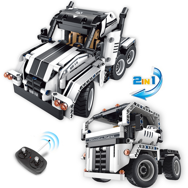 Remote Control Semi Truck Building Toy (345 pcs)