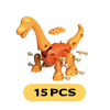 Set of 3 Take Apart Dinosaur Toys with Drill